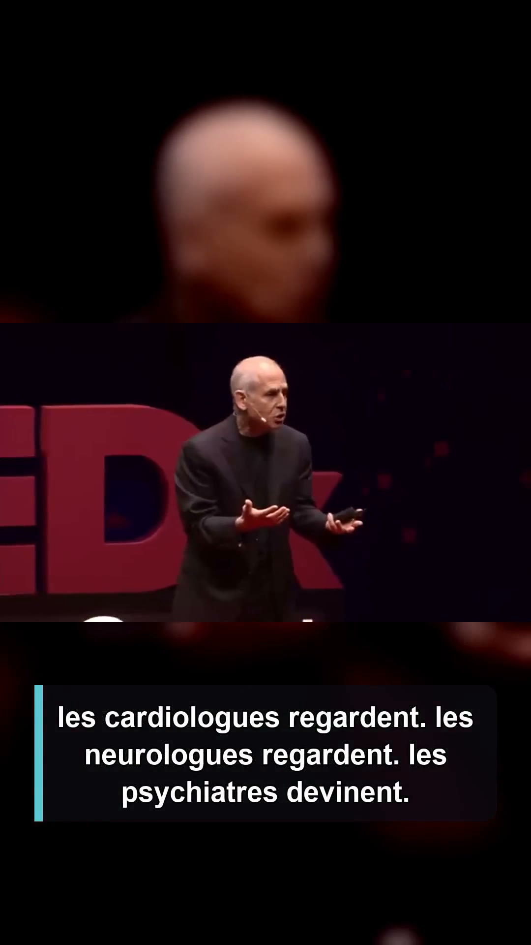 Long video to social — a TEDx talk cut to a vertical, captioned, dubbed reel